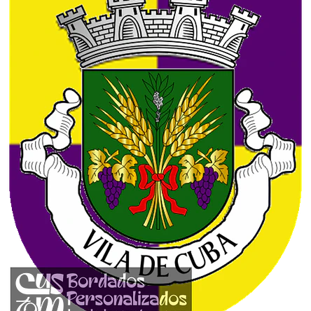 Emblema Bordado Município de Cuba (Beja) 1