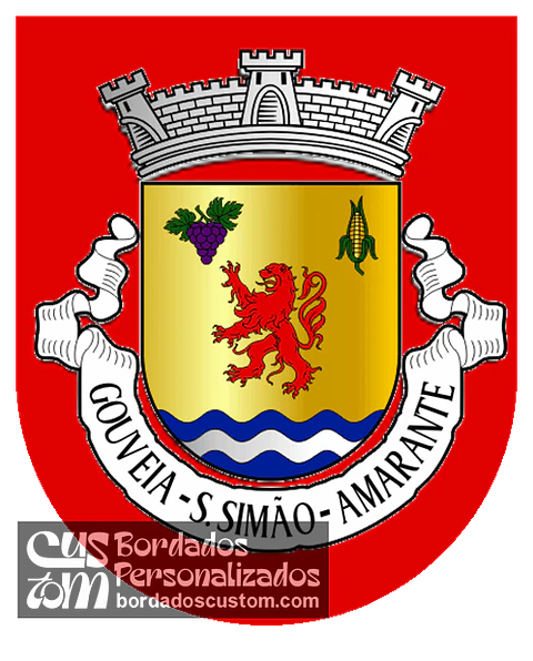 Emblema Bordado Freguesia de Gouveia (São Simão) (Amarante, Porto)