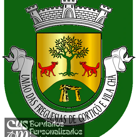Emblema Bordado Freguesia de Cortiçô e Vila Chã (Fornos de Algodres, Guarda) 1