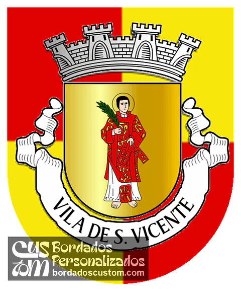 Emblema Bordado Município de São Vicente (Madeira)