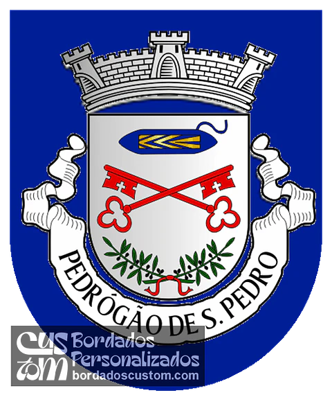 Emblema Bordado Antiga Freguesia de Pedrógão de São Pedro (Penamacor, Castelo Branco)