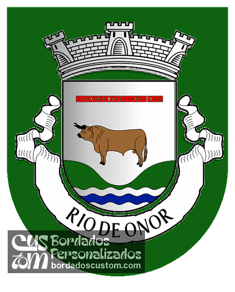 Emblema Bordado Antiga Freguesia de Rio de Onor (Bragança, Bragança)