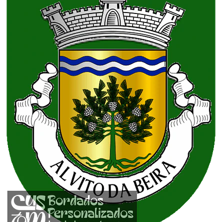 Emblema Bordado Antiga Freguesia de Alvito da Beira (Proença-a-Nova, Castelo Branco) 1