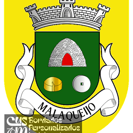 Emblema Bordado Antiga Freguesia de Malaqueijo (Rio Maior, Santarém) 1