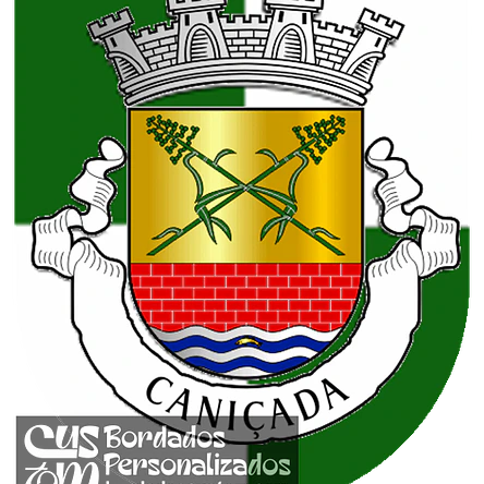 Emblema Bordado Antiga Freguesia de Caniçada (Vieira do Minho, Braga) 1