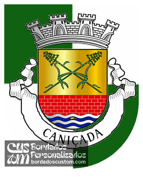 Emblema Bordado Antiga Freguesia de Caniçada (Vieira do Minho, Braga)