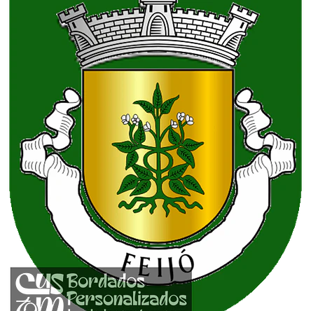 Emblema Bordado Antiga Freguesia de Feijó (Almada, Setúbal) 1