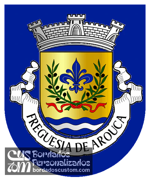 Emblema Bordado Antiga Freguesia de Arouca (Arouca, Aveiro)