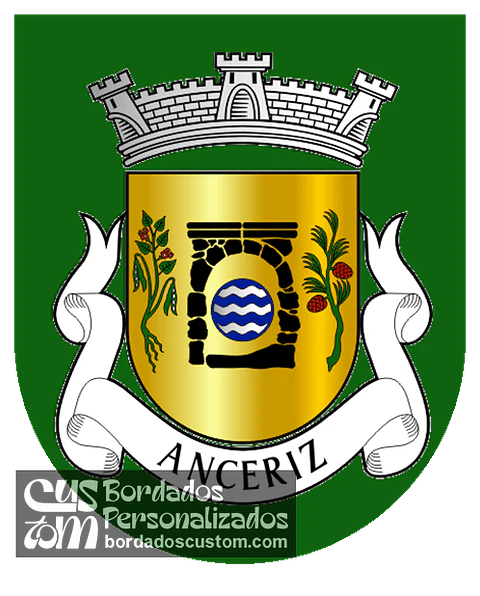 Emblema Bordado Antiga Freguesia de Anceriz (Arganil, Coimbra)