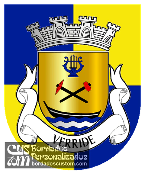 Emblema Bordado Antiga Freguesia de Verride (Montemor-o-Novo, Coimbra)