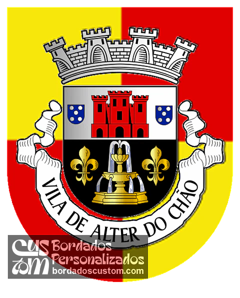 Emblema Bordado Município de Alter do Chão (Portalegre)
