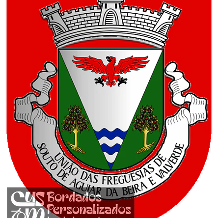 Emblema Bordado Freguesia de Souto de Aguiar da Beira e Valverde (Aguiar da Beira, Guarda) 1