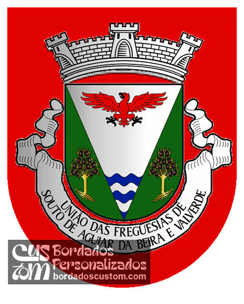Emblema Bordado Freguesia de Souto de Aguiar da Beira e Valverde (Aguiar da Beira, Guarda)