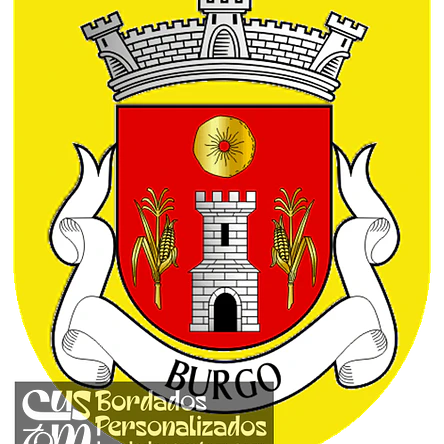 Emblema Bordado Antiga Freguesia de Burgo (Arouca, Aveiro) 1