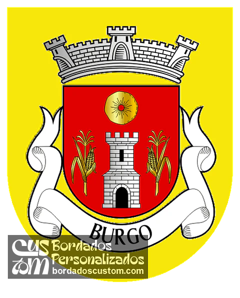 Emblema Bordado Antiga Freguesia de Burgo (Arouca, Aveiro)