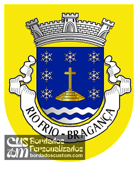 Emblema Bordado Antiga Freguesia de Rio Frio (Bragança, Bragança)