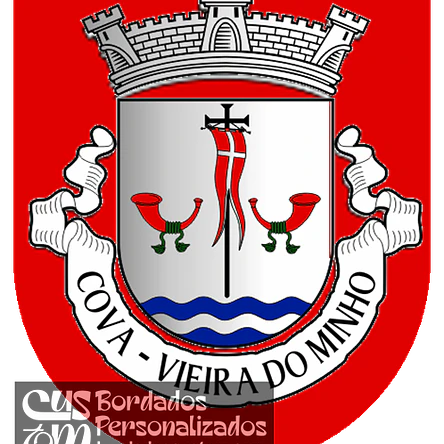 Emblema Bordado Antiga Freguesia de Cova (Vieira do Minho, Braga) 1