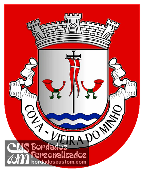 Emblema Bordado Antiga Freguesia de Cova (Vieira do Minho, Braga)