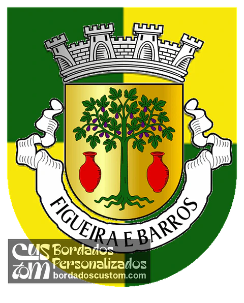 Emblema Bordado Freguesia de Figueira e Barros (Avis, Portalegre)