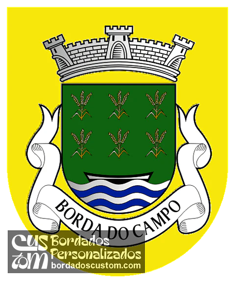 Emblema Bordado Antiga Freguesia de Borda do Campo (Figueira da Foz, Coimbra)