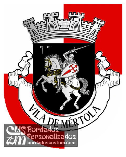 Emblema Bordado Município de Mértola (Beja)