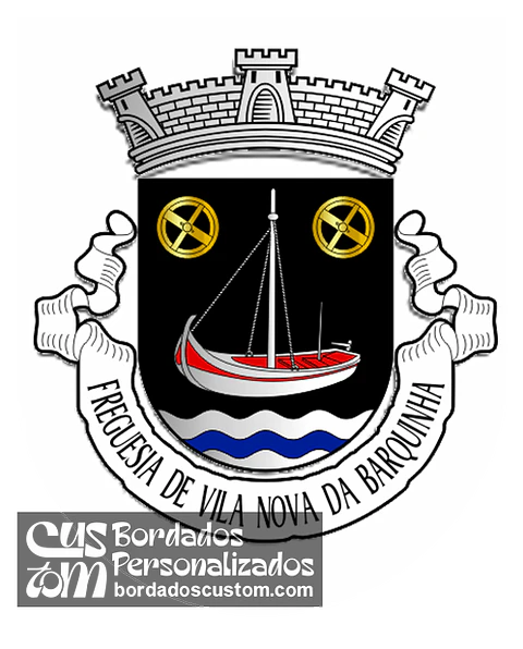 Emblema Bordado Antiga Freguesia de Vila Nova da Barquinha (Vila Nova da Barquinha, Santarém)