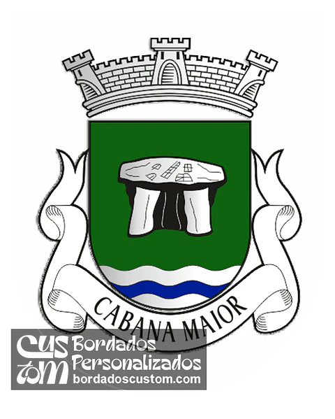 Emblema Bordado Freguesia de Cabana Maior (Arcos de Valdevez, Viana do Castelo)