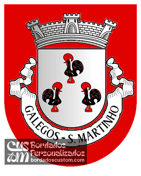 Emblema Bordado Freguesia de Galegos (São Martinho) (Barcelos, Braga)