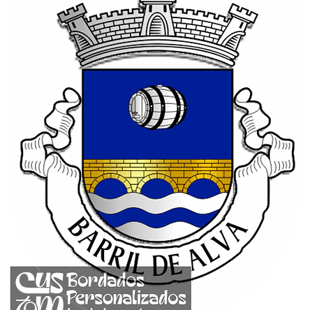 Emblema Bordado Antiga Freguesia de Barril de Alva (Arganil, Coimbra) 1