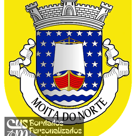 Emblema Bordado Antiga Freguesia de Moita do Norte (Vila Nova da Barquinha, Santarém) 1