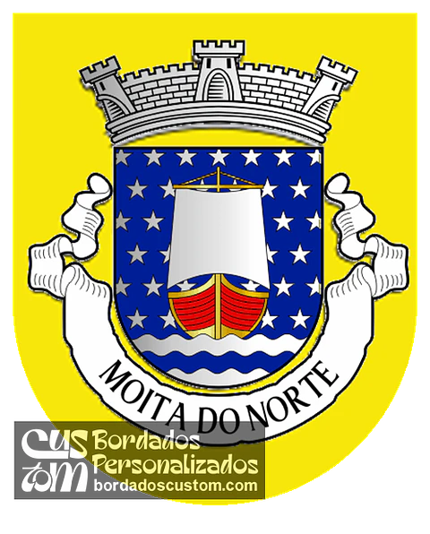 Emblema Bordado Antiga Freguesia de Moita do Norte (Vila Nova da Barquinha, Santarém)