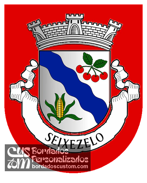 Emblema Bordado Antiga Freguesia de Seixezelo (Vila Nova de Gaia, Porto)