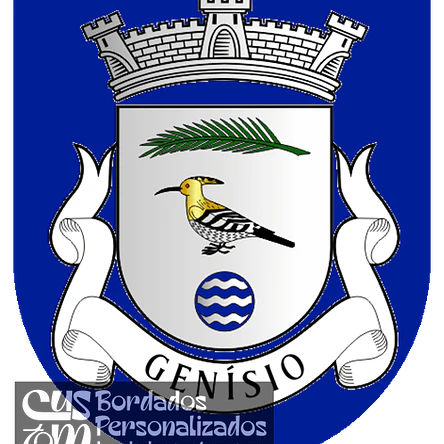 Emblema Bordado Freguesia de Genísio (Miranda do Douro, Bragança) 1