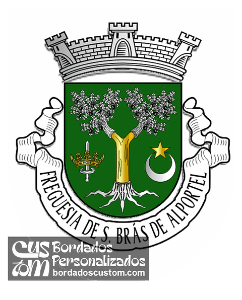 Emblema Bordado Freguesia de São Brás de Alportel (São Brás de Alportel, Faro)