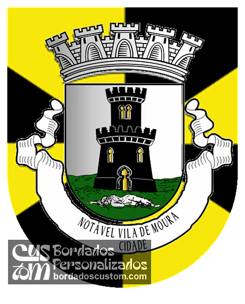 Emblema Bordado Município de Moura (Beja)