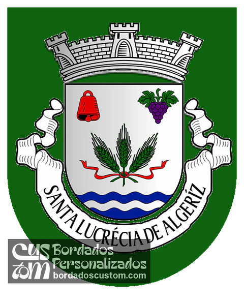 Emblema Bordado Antiga Freguesia de Santa Lucrécia de Algeríz (Braga, Braga)