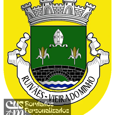 Emblema Bordado Antiga Freguesia de Ruivães (Vieira do Minho, Braga) 1