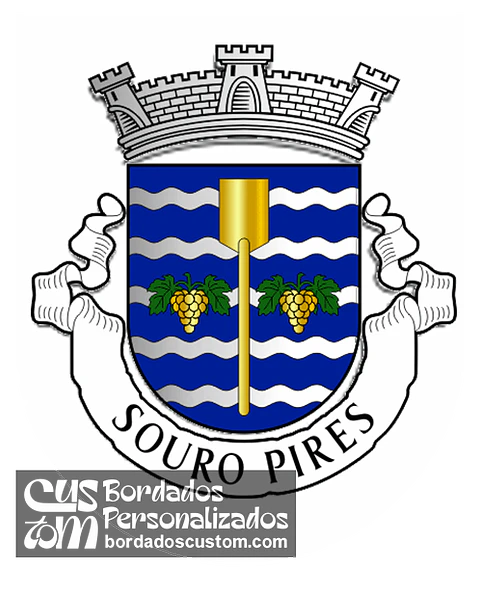 Emblema Bordado Freguesia de Souro Pires (Pinhel, Guarda)