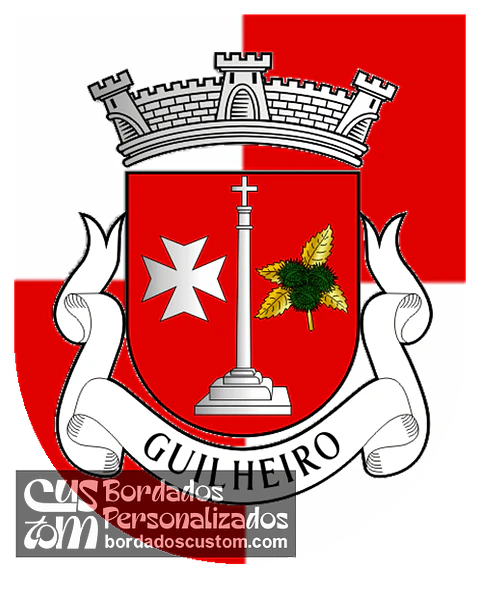 Emblema Bordado Freguesia de Guilheiro (Trancoso, Guarda)