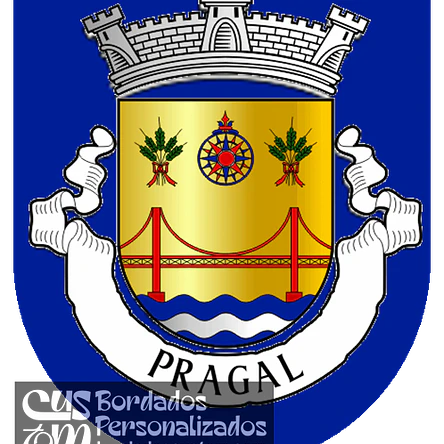 Emblema Bordado Antiga Freguesia de Pragal (Almada, Setúbal) 1