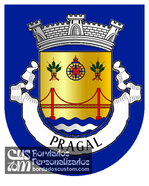 Emblema Bordado Antiga Freguesia de Pragal (Almada, Setúbal)