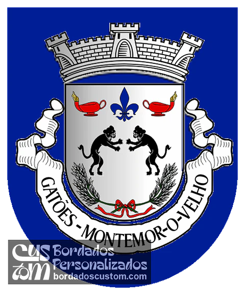 Emblema Bordado Antiga Freguesia de Gatões (Montemor-o-Velho, Coimbra)