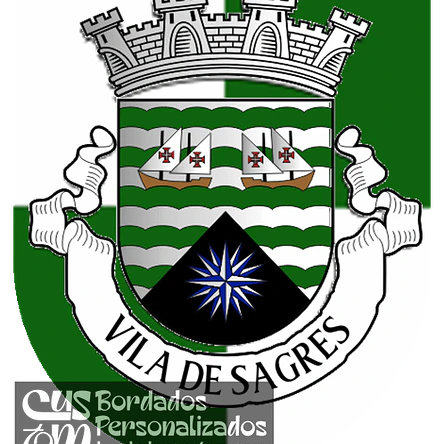 Emblema Bordado Freguesia de Sagres (Vila do Bispo, Faro) 1