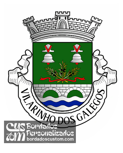 Emblema Bordado Antiga Freguesia de Vilarinho dos Galegos (Mogadouro, Bragança)