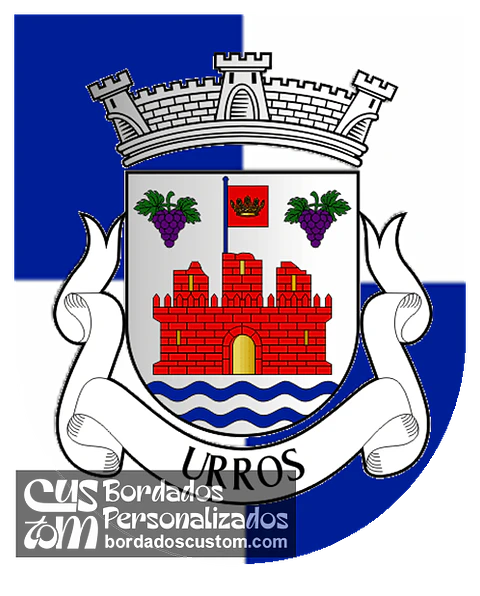 Emblema Bordado Antiga Freguesia de Urros (Torre de Moncorvo, Bragança)