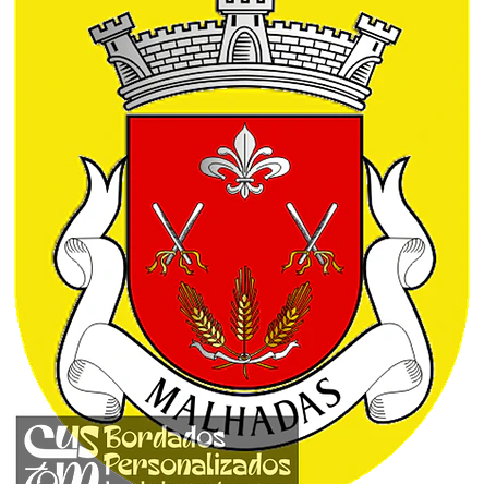 Emblema Bordado Freguesia de Malhadas (Miranda do Douro, Bragança) 1