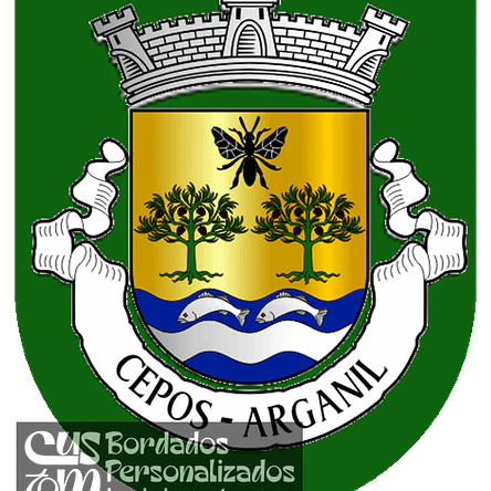Emblema Bordado Antiga Freguesia de Cepos (Arganil, Coimbra) 1