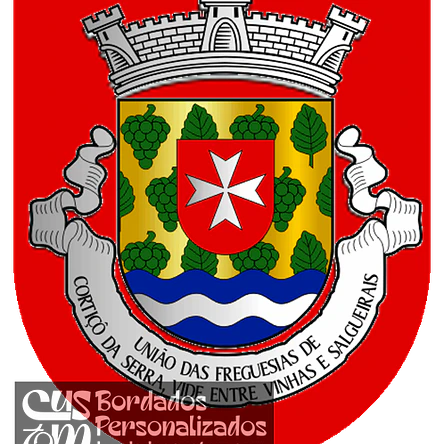 Emblema Bordado Freguesia de Cortiçô da Serra, Vide Entre Vinhas e Salgueirais (Celorico da Beira, Guarda) 1