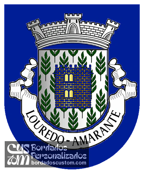 Emblema Bordado Freguesia de Louredo (Amarante, Porto)