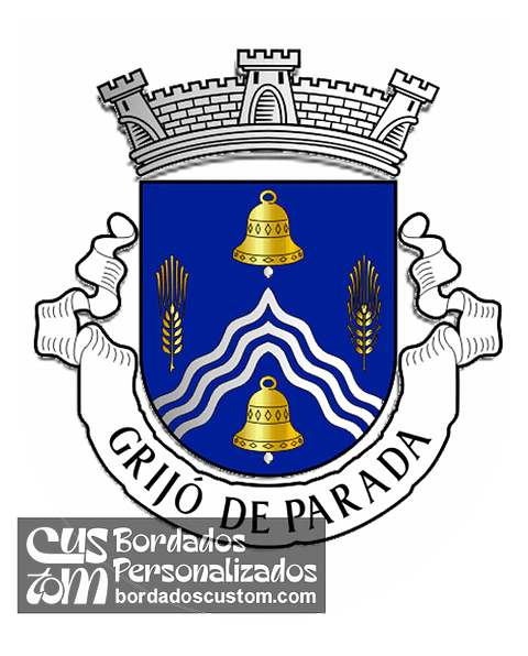 Emblema Bordado Freguesia de Grijó de Parada (Bragança, Bragança)